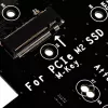 SilverStone SST-ECM20 tarjeta controladora de almacenamiento M.2 SATA, 2x M.2 interno, 32 Gbit/s