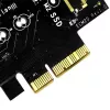 SilverStone SST-ECM20 tarjeta controladora de almacenamiento M.2 SATA, 2x M.2 interno, 32 Gbit/s
