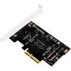 SilverStone SST-ECM20 tarjeta controladora de almacenamiento M.2 SATA, 2x M.2 interno, 32 Gbit/s