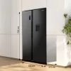 Gorenje NRR9185EABXLWD frigorífico Side-by-Side, 547 l (355 l + 192 l), ConvertActive, clase energética E, acero inoxidable oscuro