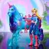 Figura de juguete Spin Master Unicorn Academy Isabel con melena y cola de verdad y cepillo