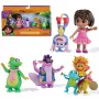 Dora, Fantastic Friends paquete regalo con Dora, Boots, Tico, Isa y el Fiesta Trio, figuras de juego, juguete infantil para niñas y niños a partir de 3 años
