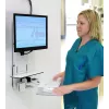 ERGOTRON Styleview soporte vertical elevable de pie y sentado para habitación de paciente (blanco)