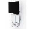 ERGOTRON Styleview soporte vertical elevable de pie y sentado para habitación de paciente (blanco)