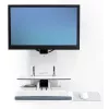 ERGOTRON Styleview soporte vertical elevable de pie y sentado para habitación de paciente (blanco)