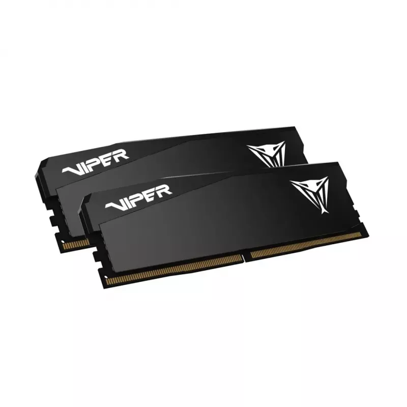 Patriot Viper Elite 5 Ultra VEU564G6028K 64GB (2x32GB) DDR5-6000 CL28 kit de RAM para sobremesa, Intel XMP 3.0, AMD EXPO, disipador, negro