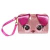 Purse Pets, Keepin’ It Clutch Dazzling Diva juguete de cachorro y bolso de muñeca con ojos arcoíris luminosos, juguete para niñas a partir de 4 años