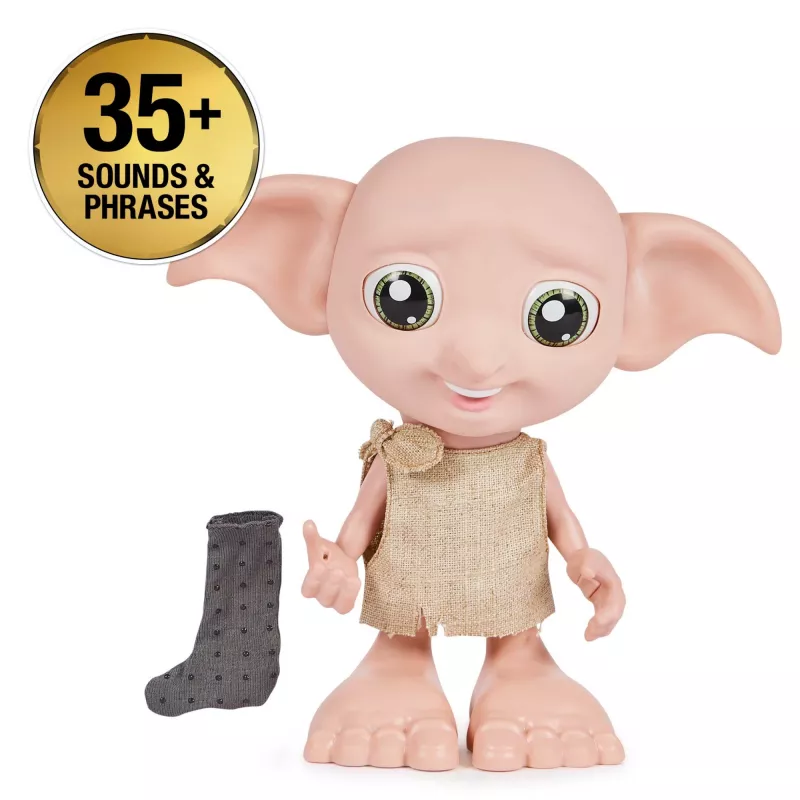Juguete interactivo Wizarding World Harry Potter Dobby con función de voz AAA multicolor