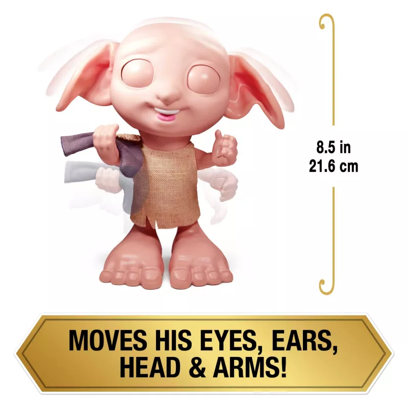 Juguete interactivo Wizarding World Harry Potter Dobby con función de voz AAA multicolor