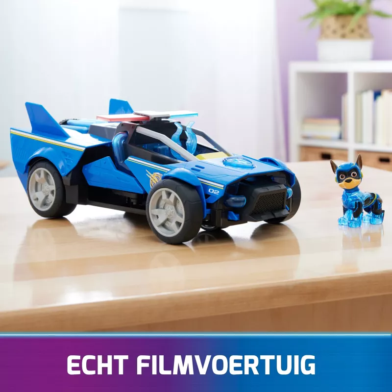 Coche de policía PAW Patrol Chase’s Mighty Transforming Cruiser con luces y sonidos