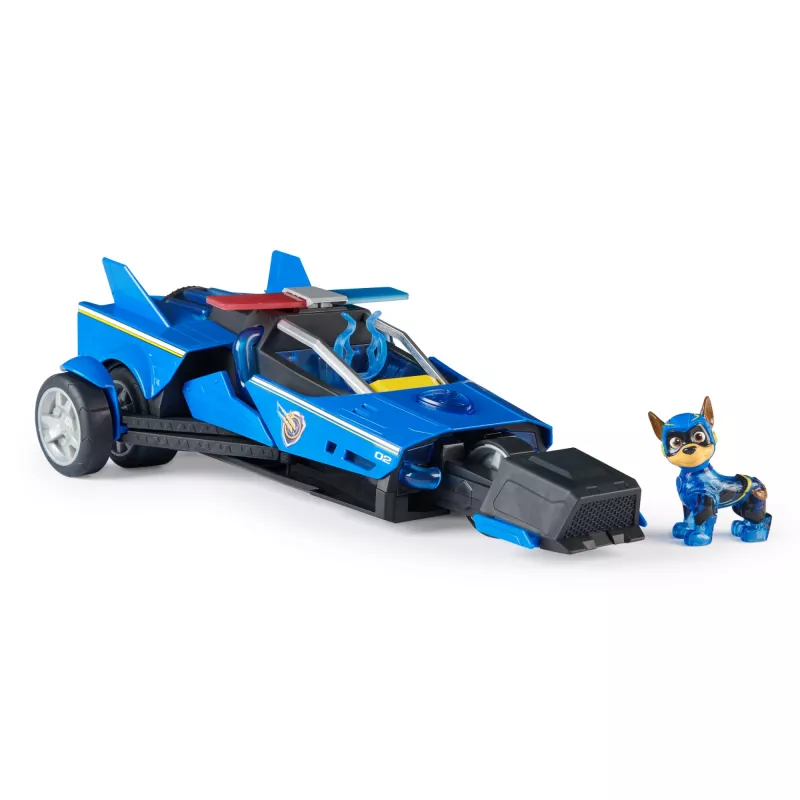 Coche de policía PAW Patrol Chase’s Mighty Transforming Cruiser con luces y sonidos