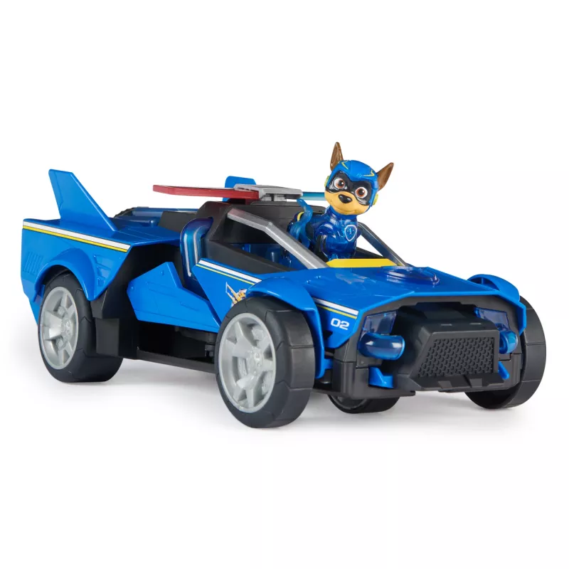 Coche de policía PAW Patrol Chase’s Mighty Transforming Cruiser con luces y sonidos