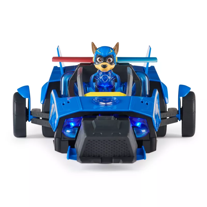 Coche de policía PAW Patrol Chase’s Mighty Transforming Cruiser con luces y sonidos