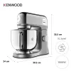 Robot de cocina Kenwood kMix Special Edition KMX760ACH — 1000 W, cromado, bol de acero inoxidable