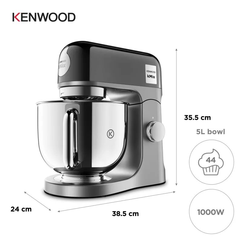 Robot de cocina Kenwood kMix Special Edition 1000 W 5 L negro, cromado