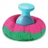 Kinetic Sand, set Ultimate Sandisfying con 2lbs de arena de juego (rosa, amarillo y turquesa), 10 herramientas y moldes, juguete sensorial para niños a partir de 7 años