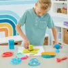 Kinetic Sand, set Ultimate Sandisfying con 2lbs de arena de juego (rosa, amarillo y turquesa), 10 herramientas y moldes, juguete sensorial para niños a partir de 7 años