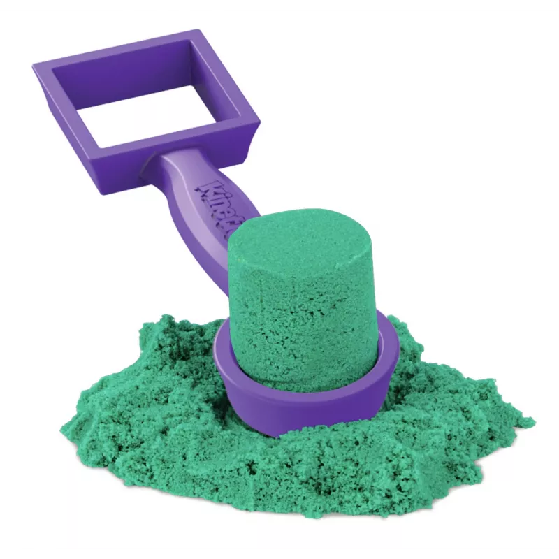 Kinetic Sand, set Ultimate Sandisfying con 2lbs de arena de juego (rosa, amarillo y turquesa), 10 herramientas y moldes, juguete sensorial para niños a partir de 7 años