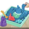 Kinetic Sand, set de arenero, regalos creativos de Pascua, incluye 1 lb de arena moldeable azul, 4 herramientas y moldes, almacenamiento, juguete sensorial para niños a partir de 3 años
