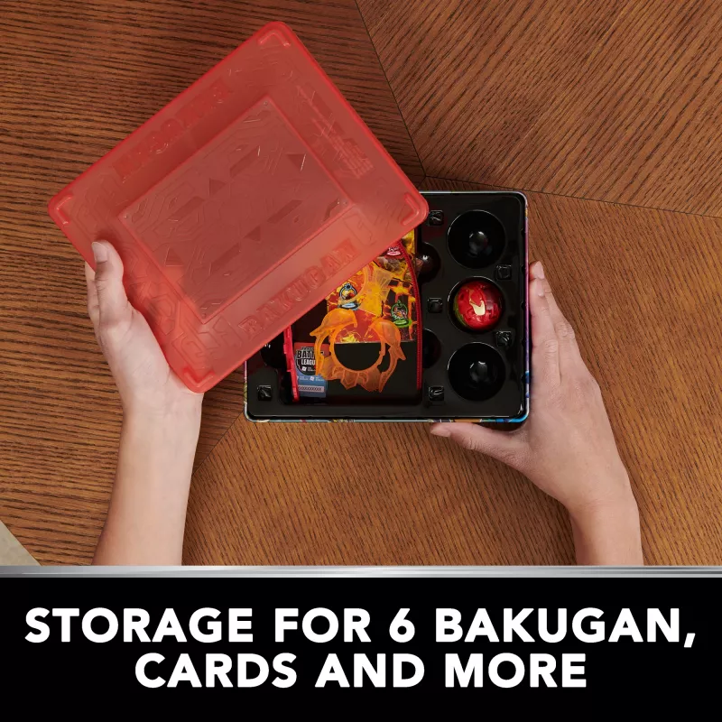Bakugan Baku-tin con Special Attack Mantid, ajustable, figura de acción giratoria y almacenamiento de juguetes, juguete para niños y niñas a partir de 6 años