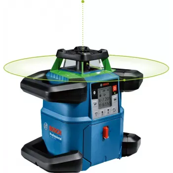 Láser rotativo Bosch GRL 650 CVHG Professional 18 V con línea láser verde, L-BOXX