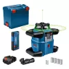 Láser rotativo Bosch GRL 650 CVHG Professional 18 V con línea láser verde, L-BOXX