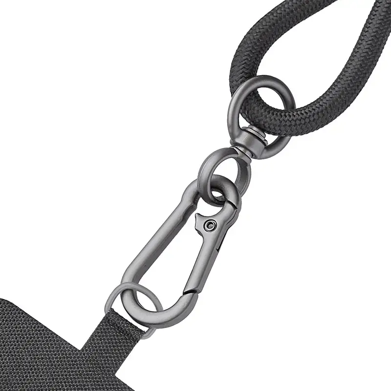 Cordón de carga USB-C Intenso para teléfono 60W carga rápida longitud ajustable 1,65m nailon negro