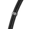 Cordón de carga USB-C Intenso para teléfono 60W carga rápida longitud ajustable 1,65m nailon negro