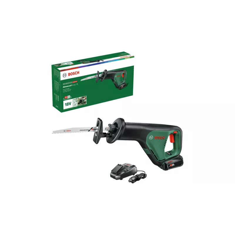 Bosch AdvancedRecip 18 300 spm negro, verde