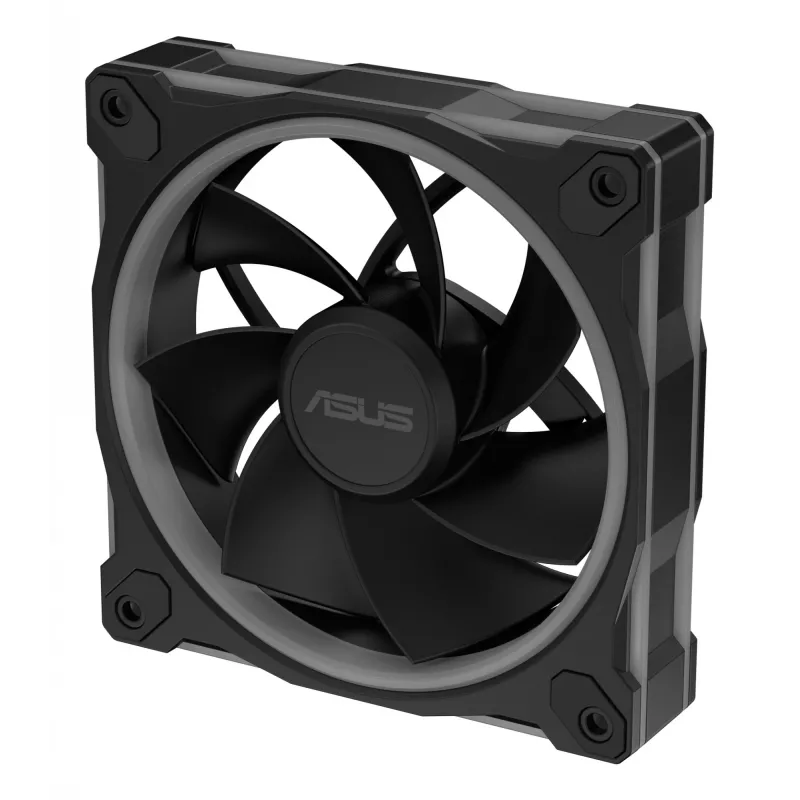 Ventilador ASUS Prime MR120 ARGB Reverse negro 12 cm rodamiento de deslizamiento