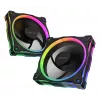 Ventilador ASUS Prime MR120 ARGB Reverse negro 12 cm rodamiento de deslizamiento