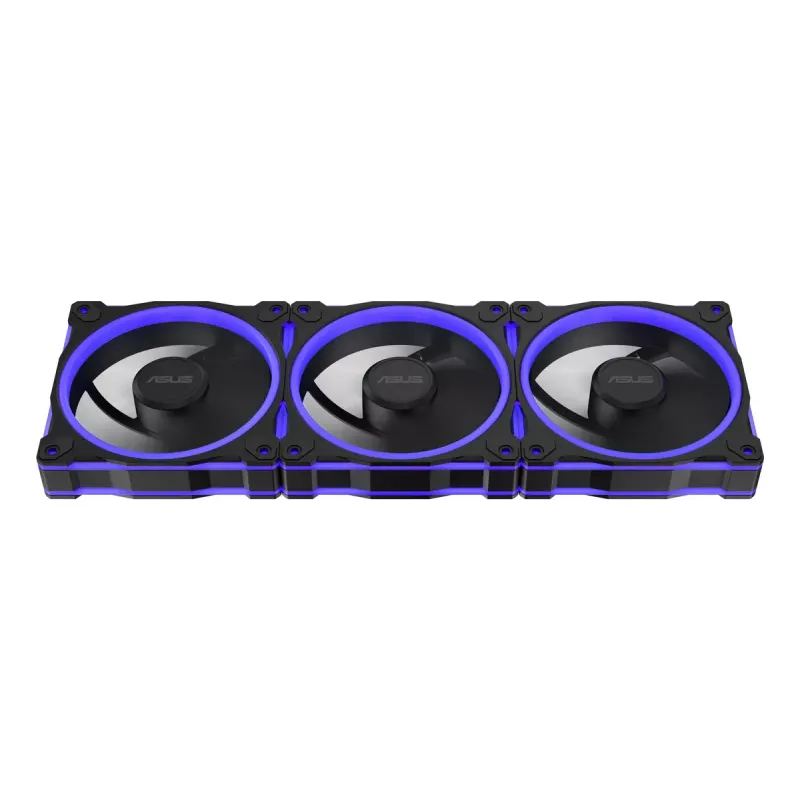 Ventilador ASUS Prime MR120 ARGB Reverse negro 3en1 caja de ordenador 12 cm 3 piezas