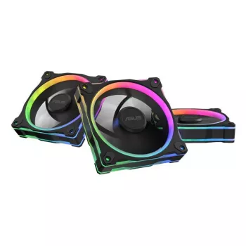 Ventilador ASUS Prime MR120 ARGB Reverse negro 3en1 caja de ordenador 12 cm 3 piezas