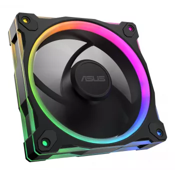 Ventilador ASUS Prime MR120 ARGB negro 12 cm rodamiento de deslizamiento