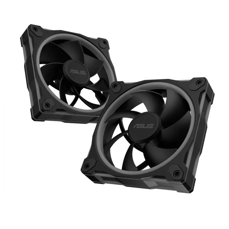 Ventilador ASUS Prime MR120 ARGB negro 12 cm rodamiento de deslizamiento