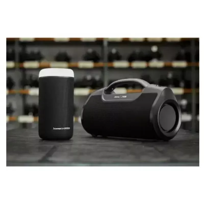 Altavoz Bluetooth CANTON Glow Pro de HAMA, negro, jack de 3,5 mm, efectos de luz LED