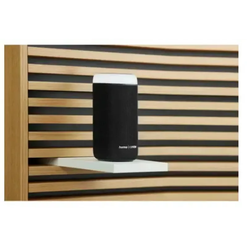 Altavoz Bluetooth CANTON Glow Pro de HAMA, negro, jack de 3,5 mm, efectos de luz LED