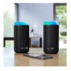 Altavoz Bluetooth CANTON Glow Pro de HAMA, negro, jack de 3,5 mm, efectos de luz LED