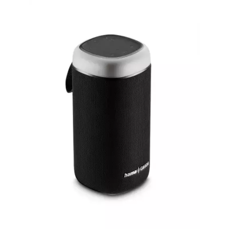 Altavoz Bluetooth CANTON Glow Pro de HAMA, negro, jack de 3,5 mm, efectos de luz LED