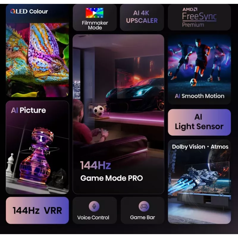 Hisense 43E77Q PRO 109,2 cm (43