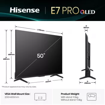 Hisense 50E77Q PRO 127 cm (50