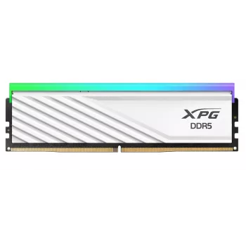 DIMM 16 GB DDR5-6400, memoria RAM blanca, AX5U6400C3216G-SLABRWH, XPG Lancer Blade RGB, INTEL XMP, AMD EXPO