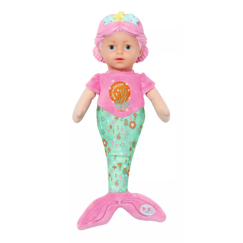 Muñeca bebé BABY born sirena 33 cm lavable multicolor