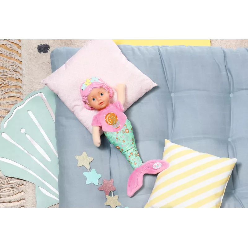 Muñeca bebé BABY born sirena 33 cm lavable multicolor