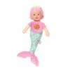 Muñeca bebé BABY born sirena 33 cm lavable multicolor
