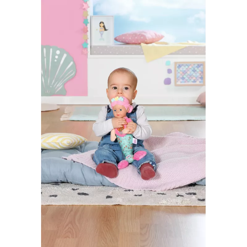 Muñeca bebé BABY born sirena 33 cm lavable multicolor