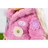 Set de ropa para muñeca BABY born conjunto de abrigo rosa 43 cm plegable