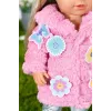 Set de ropa para muñeca BABY born conjunto de abrigo rosa 43 cm plegable