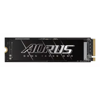 SSD M.2 NVMe GIGABYTE AORUS Gen5 14000 — 4 TB, PCIe 5.0, lectura 14100 MB/s, escritura 12600 MB/s