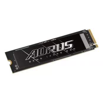 SSD M.2 NVMe GIGABYTE AORUS Gen5 14000 — 4 TB, PCIe 5.0, lectura 14100 MB/s, escritura 12600 MB/s